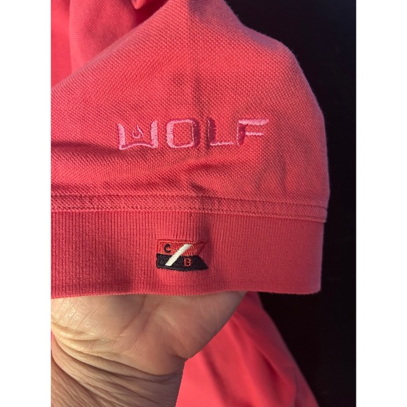 Cutter Buck Men's Red Polo Shirt XXL Sub Zero Wolf Golf Embroidered - Picture 4 of 6